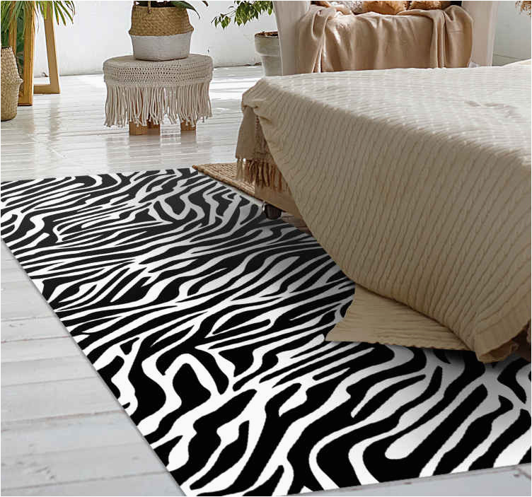 Zebra Print area Rugs Target Thin Zebra Stripes Animal Print Vinyl Rug