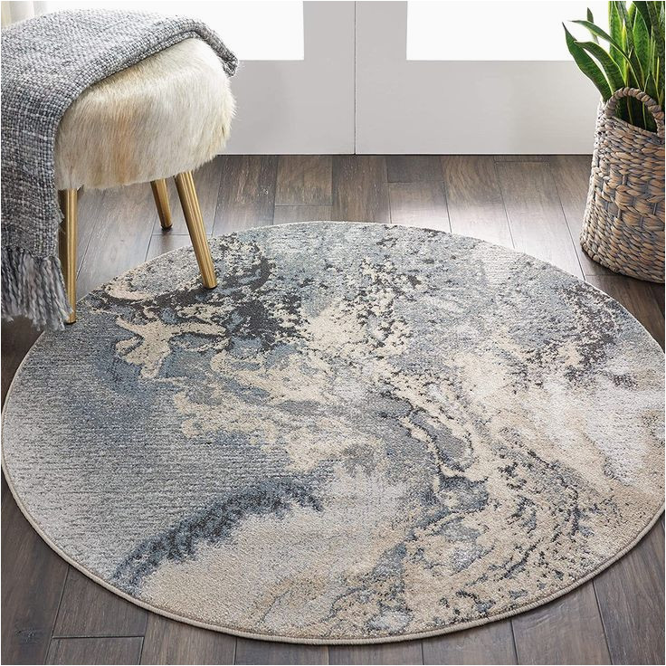 10 Feet Round area Rugs Maxell Abstract Grey soft area Rug Grey area Rug, Round area …