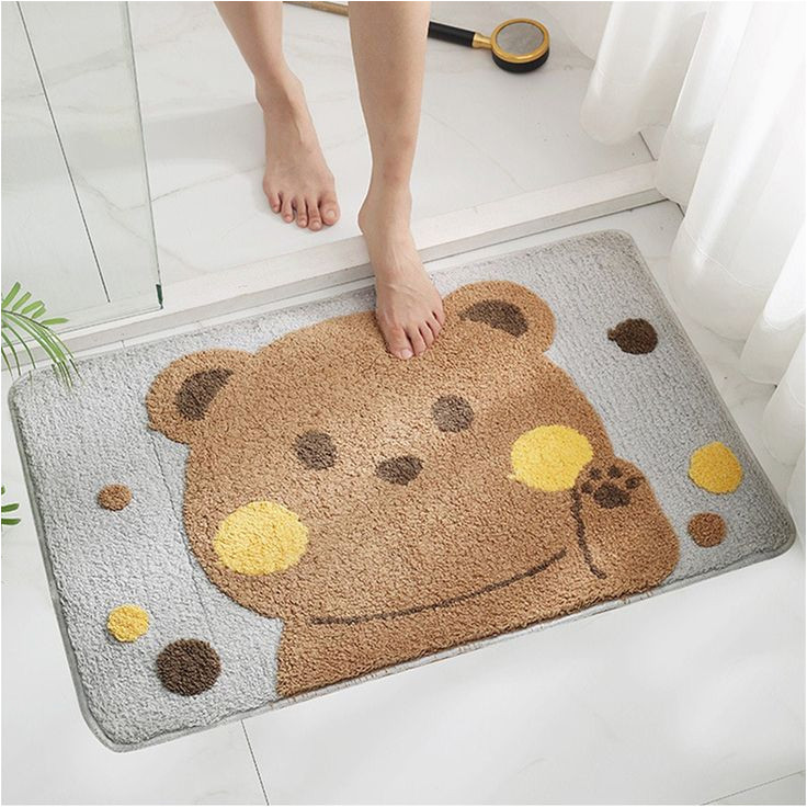 58 Inch Bath Rug Bear Bath Mat Shower Mat Rug Colorful Cute Animal Kids Bath – Etsy …