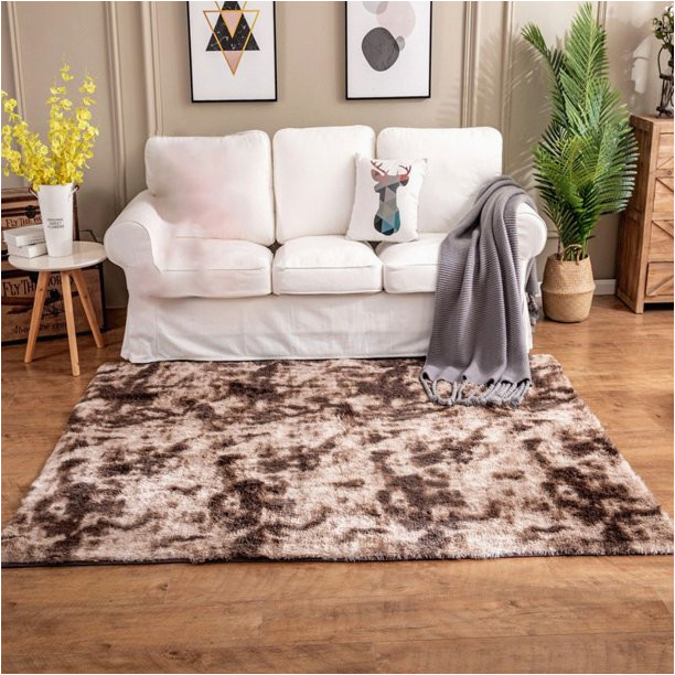 6ft X 6ft area Rugs 4 Ft X 6 Ft Fluffy Rugs Anti-skid Shaggy area Rug Dining Room Carpet Floor Mat