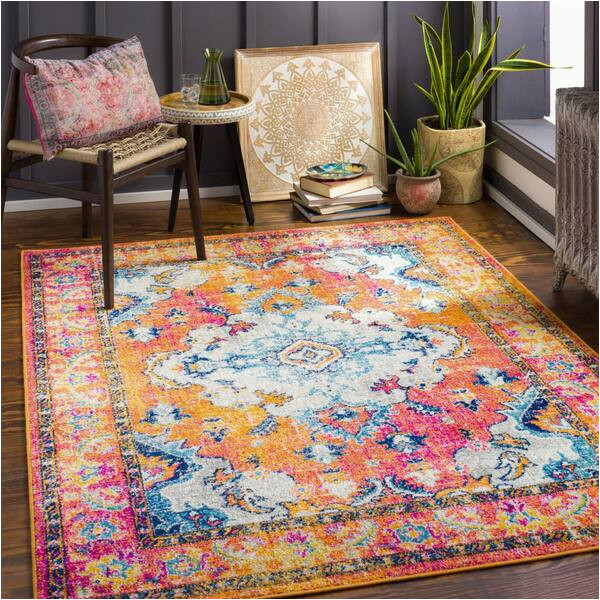 Area Rug Connection Bend or Artistic Weavers Colden Bright orange 5 Ft. X 7 Ft. Indoor area …