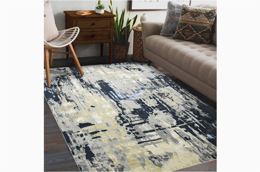 Astor Vintage Sapphire Blue Gray area Rug How to Take Care Of Your Hand-tufted Rug.