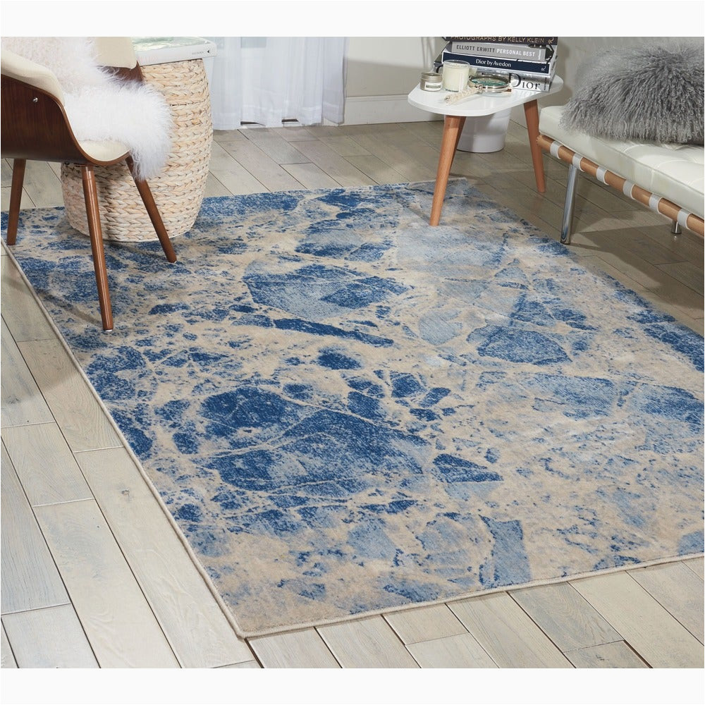 Astor Vintage Sapphire Blue Gray area Rug Nourison somerset area Rug – On Sale – Overstock – 11858378