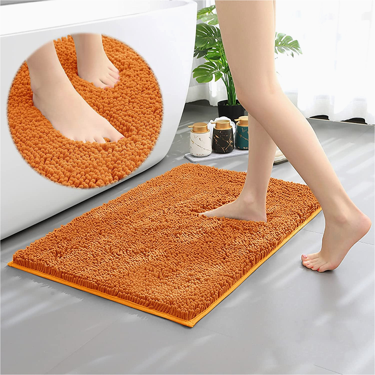 Bath Rugs that Dry Fast Buy Ygnnjy Chenille Bathroom Rugs, Water Absorbent and soft Plush …
