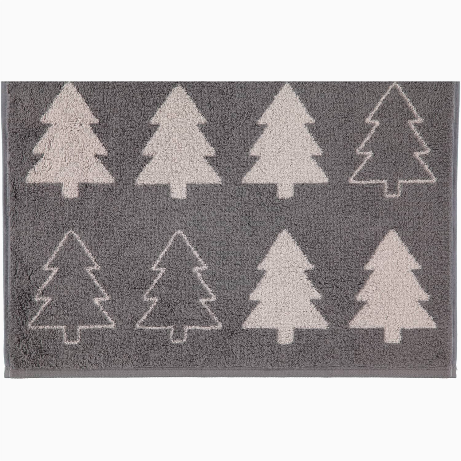 Bed Bath and Beyond Christmas Rugs CawÃ¶ Frottee Handtuch Serie 958-77 Christmas Edition TannenbÃ¤ume Schiefer