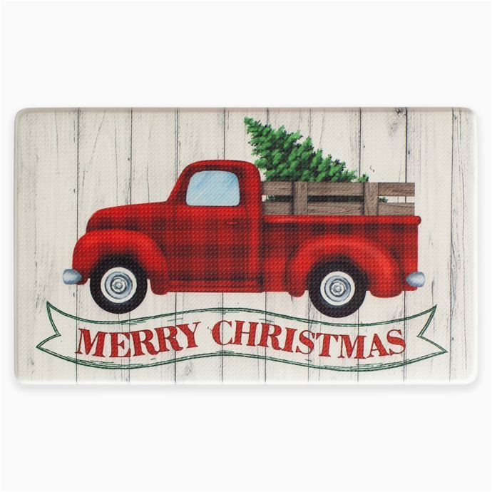 Bed Bath and Beyond Christmas Rugs Holiday Truck Banner 18″ X 30″ Kitchen Rug Bed Bath & Beyond …