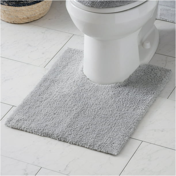 Better Homes and Gardens Bath Rugs Walmart Better Homes and Gardens Thick and Plush Bath Rug, Contour, soft Silver