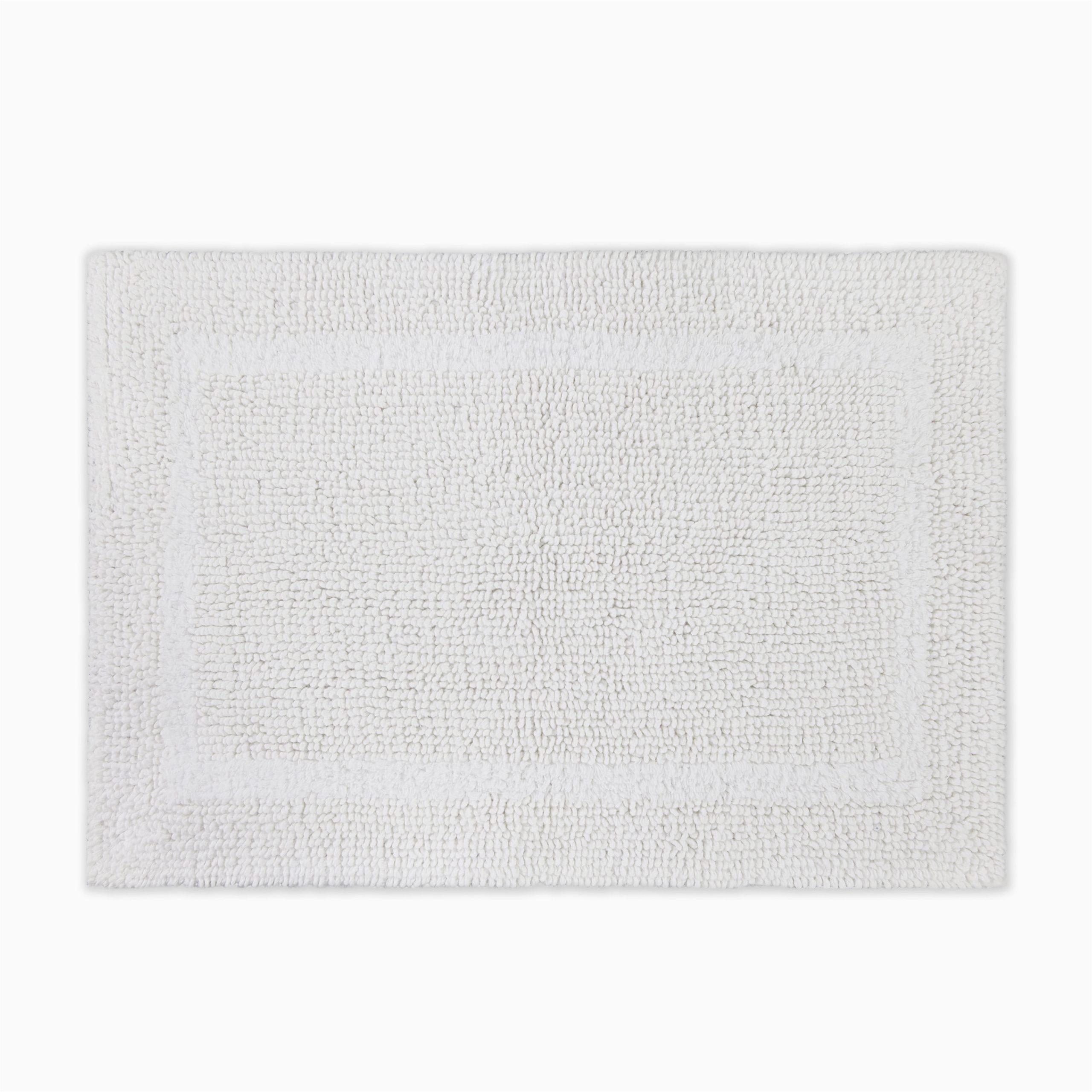 Better Homes and Gardens Cotton Bath Rug Better Homes & Gardens Bath Rug Cotton Reversible Washable, 17″ X 24″, Arctic White