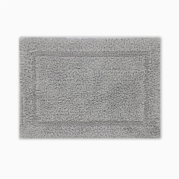Better Homes Bath Rugs Better Homes & Gardens Bath Rug Cotton Reversible Washable, 17″ X 24″, soft Silver