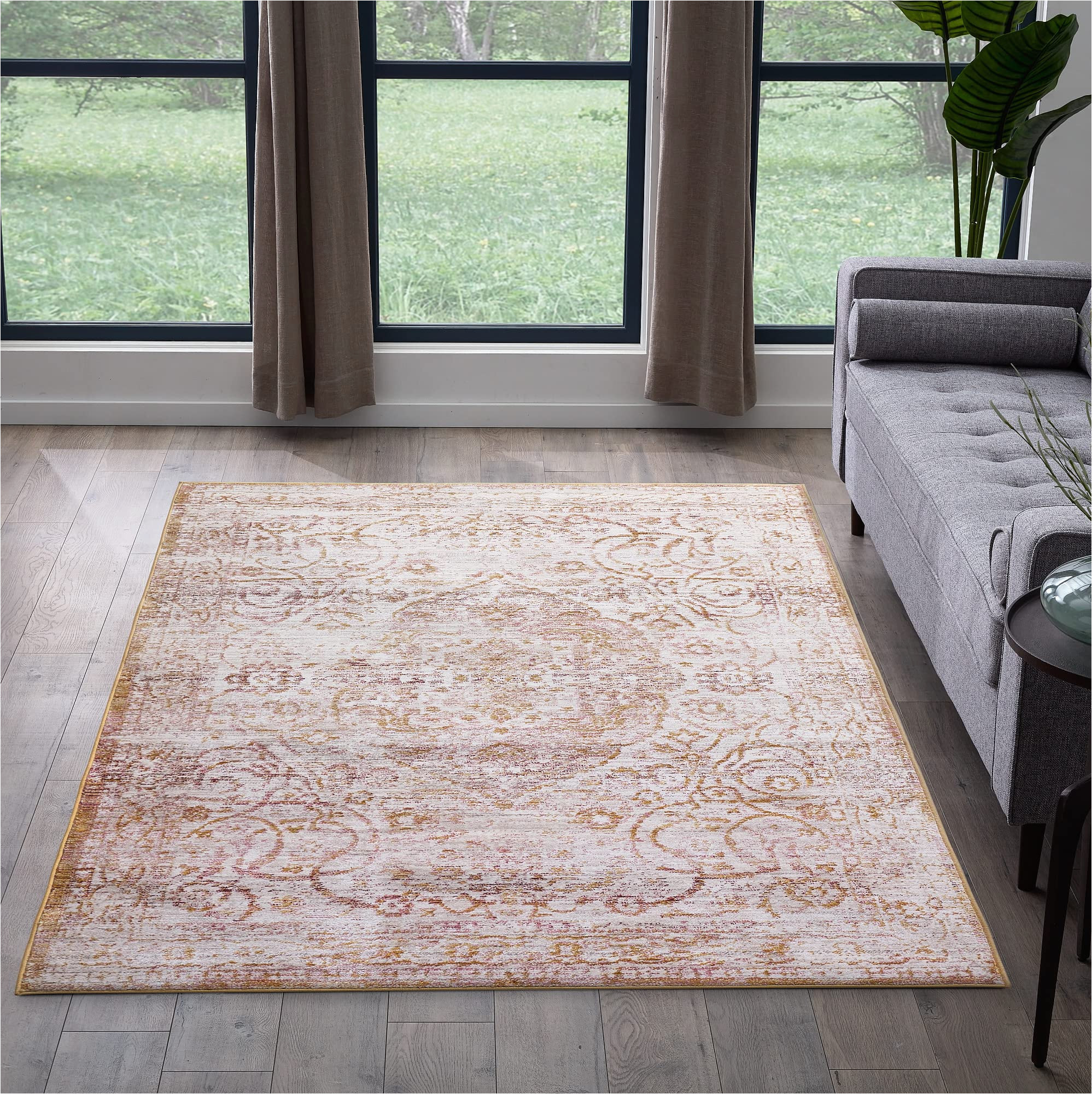 Cheap 3 X 5 area Rugs Edenbrook area Rugs for Living Room – Cream area Rug – Thick Pile Perfect for High Traffic areas, 3×5 Rug