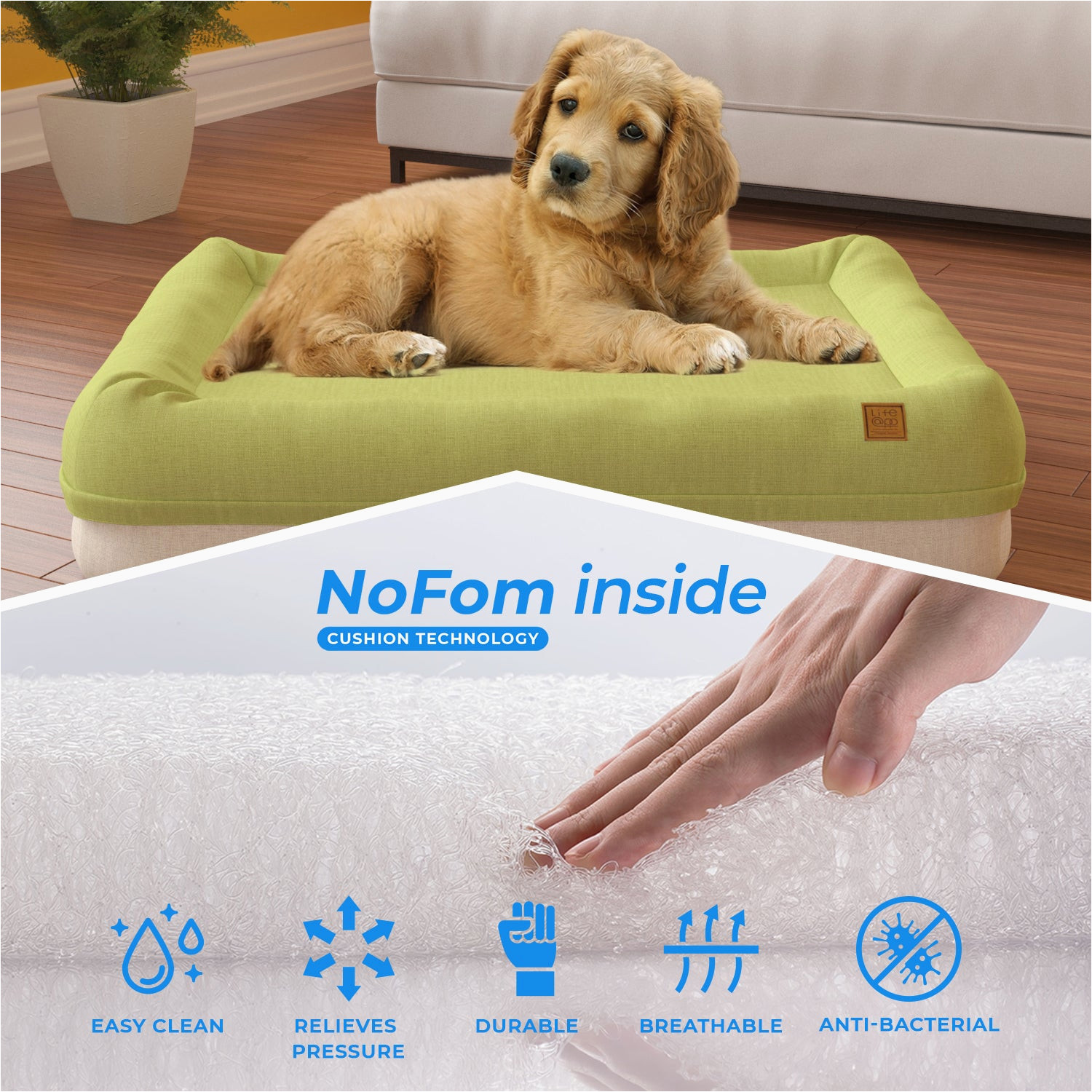 Dog Rug Bed Bath and Beyond Pup Pup Kitti Plush orthopedic Breatheable Pet Mat with Nofom …