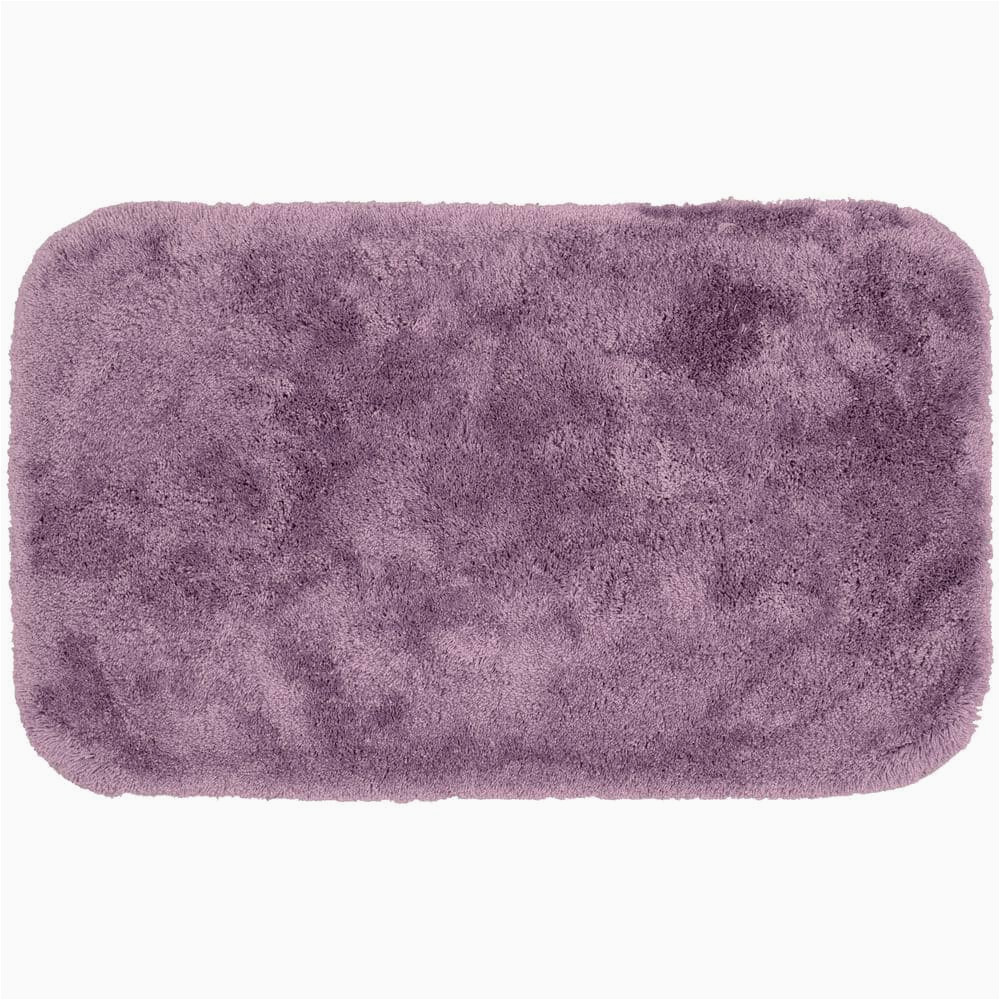 Eggplant Colored Bath Rugs Garland Rug Finest Luxury Purple 24 In. X 40 In. Plush Nylon Bath …