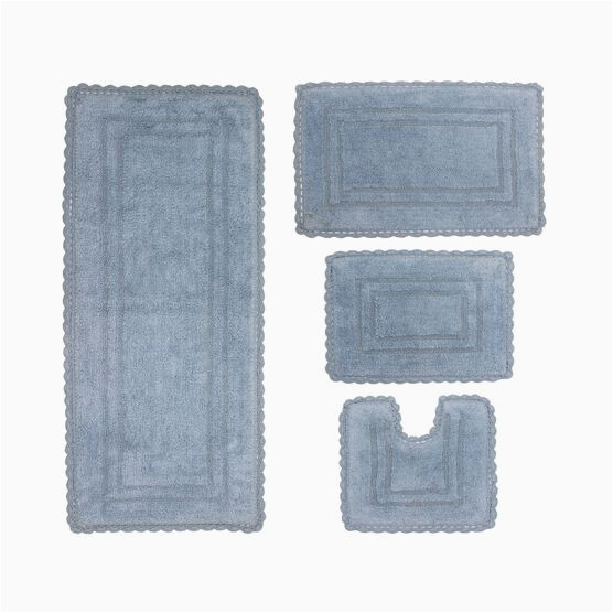 Elegance Collection Bath Rugs Casual Elegance 4-pc. Bath Mat Set