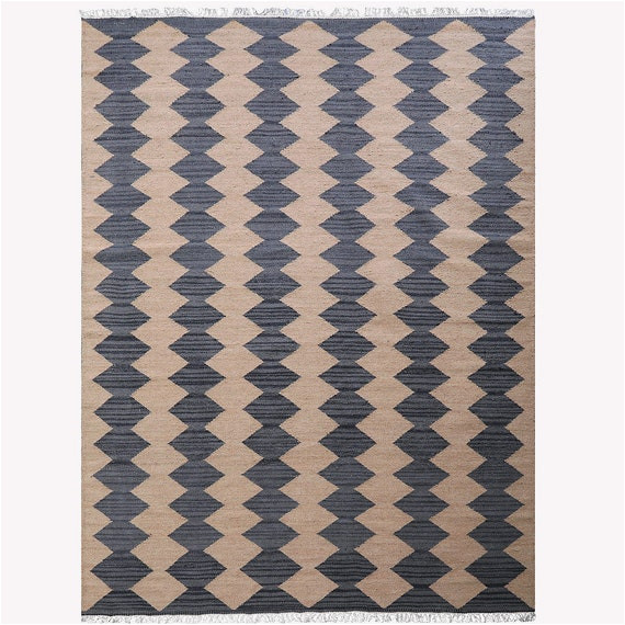 Flat Woven Wool area Rugs Hand Woven Flat Weave Kilim Wool area Rug Contemporary Brown – Etsy.de