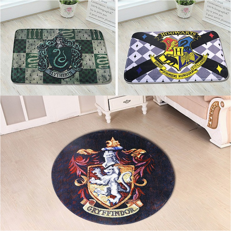 Harry Potter Bath Rug Harry Magic Potter Gryffindor Slytherin Ravenclaw Hufflepuff …