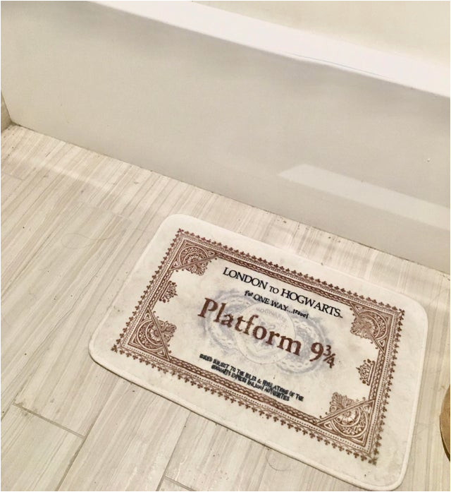Harry Potter Bath Rug In Love with My New Bath Mat!!! (although I Do Wish It Wasn’t …