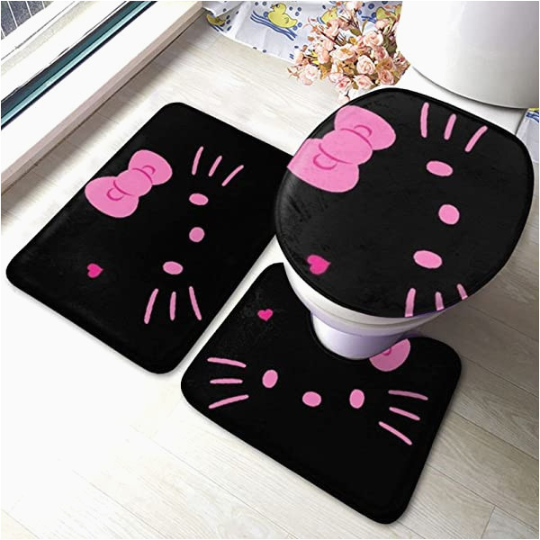 Hello Kitty Bath Rug Amazon.com: Hello Kitty Room Decor Rug Bathroom Rugs Sets 3 Piece …