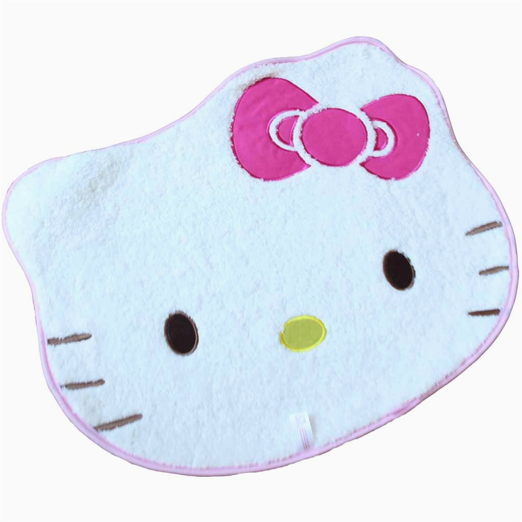 Hello Kitty Bath Rug Hello Kitty Face Pink Bowtie Floor Bath Mat