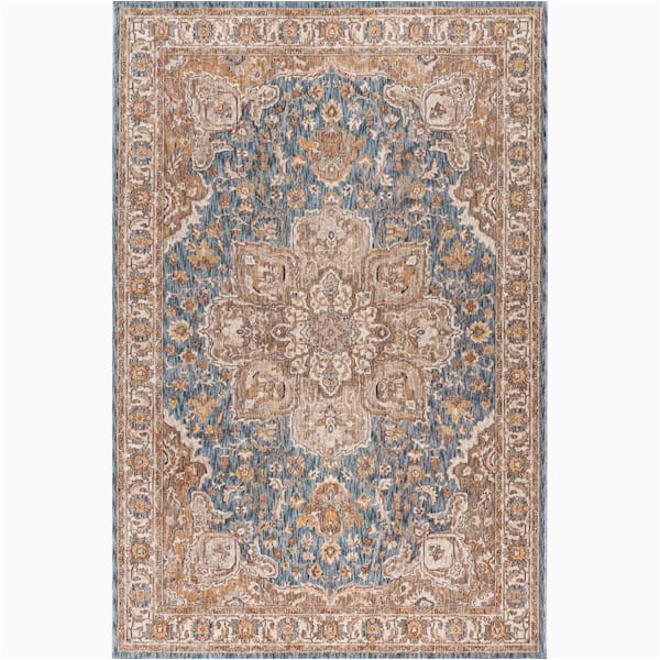 Home Depot area Rugs 8×11 Tayse Rugs Fairview oriental Navy 8 Ft. X 11 Ft. Indoor area Rug …