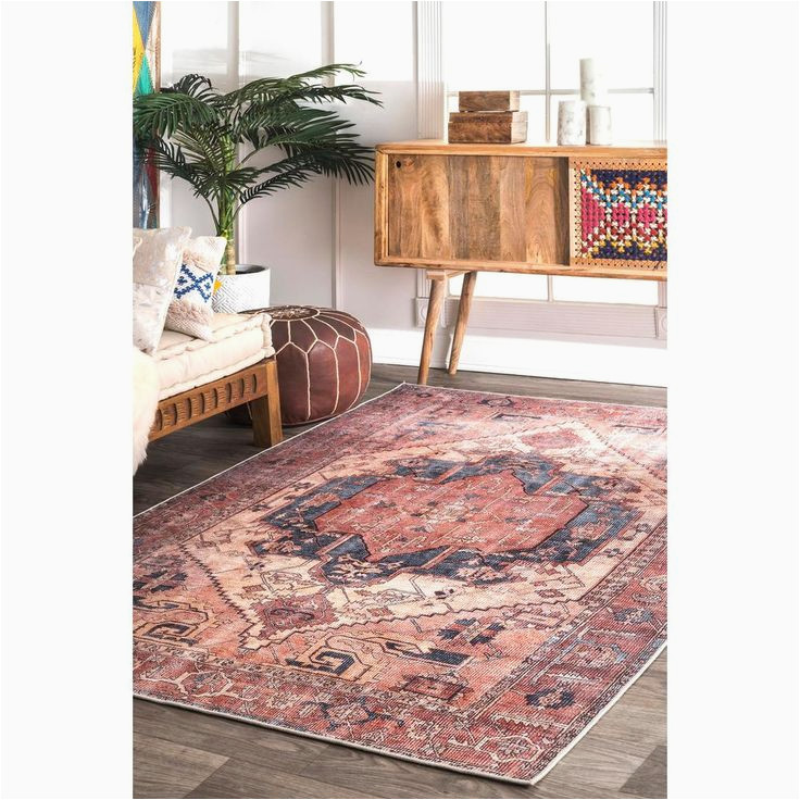 Home Depot area Rugs 9 by 12 Nuloom Quinne oriental Persian Peach 9 Ft. X 12 Ft. area Rug …