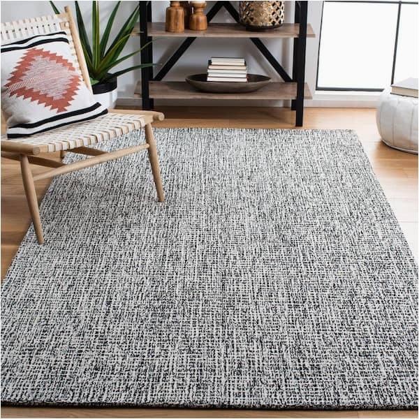 Home Depot Black Friday area Rugs Safavieh Abstract Black/ivory 5 Ft. X 8 Ft. Speckled area Rug …