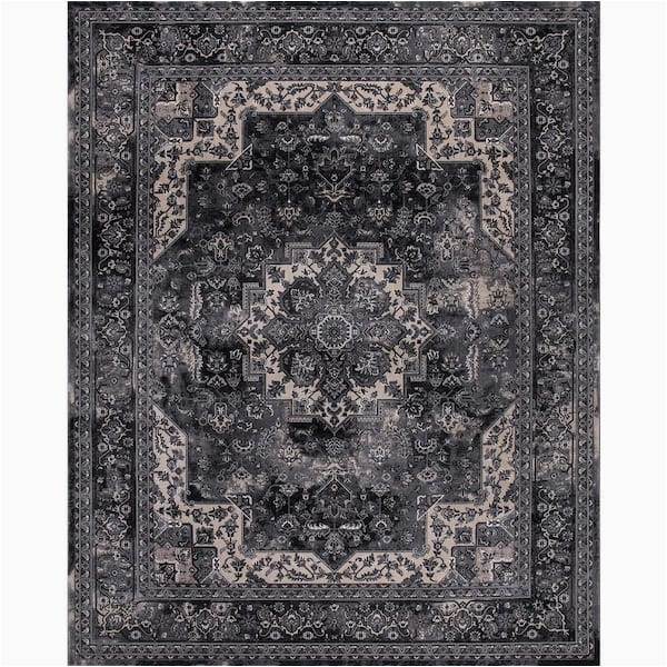 Home Depot Com area Rugs Home Decorators Collection Angora Anthracite 8 Ft. X 10 Ft …