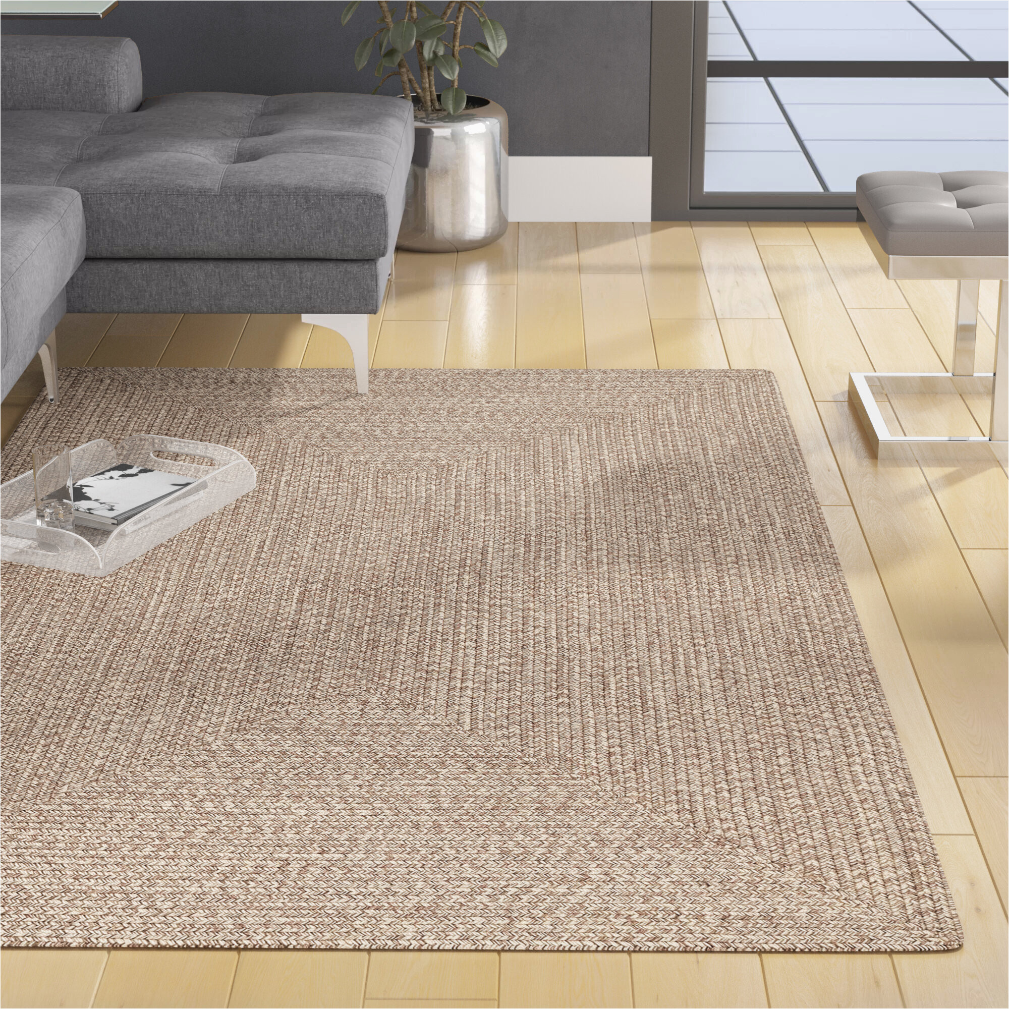 Indoor Outdoor Braided area Rugs Owensby Handmade Braided Indoor / Outdoor area Rug In Tan