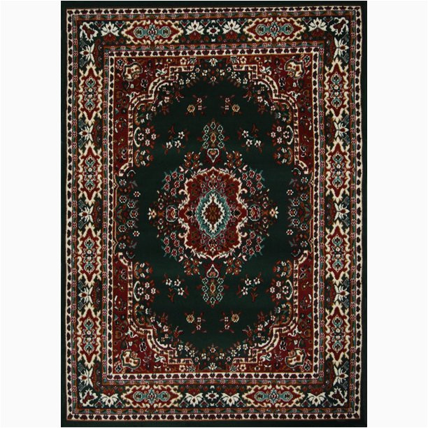 Inexpensive oriental Style area Rugs Traditional area Rug Bordered Medallion Design Persian oriental …