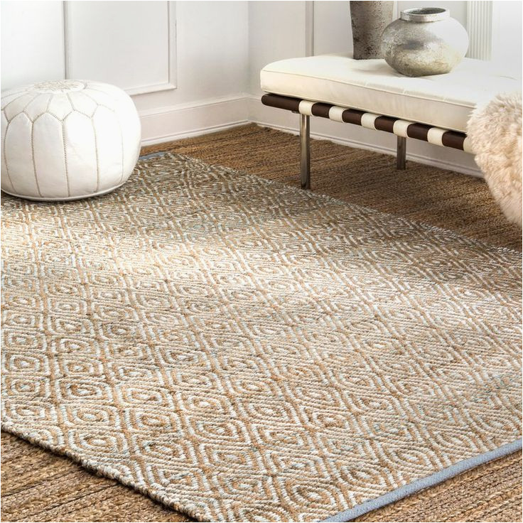 Joss and Main area Rugs 8×10 Linwood Hand-knotted Natural/blue area Rug Joss & Main Rugs In …