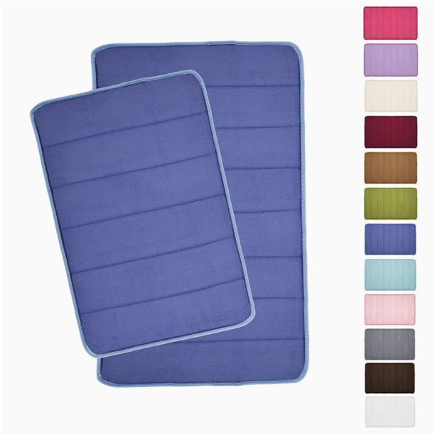 Memory Foam Bath Rug Walmart Memory Foam Bath Mat Micro Plush Suede Fabric Anti Slide Clearance …