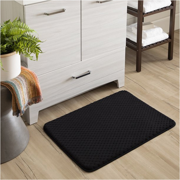 Memory Foam Bath Rug Walmart Mohawk Memory Foam Bath Rug, 18″ X 27″, Rich Black – Walmart.com