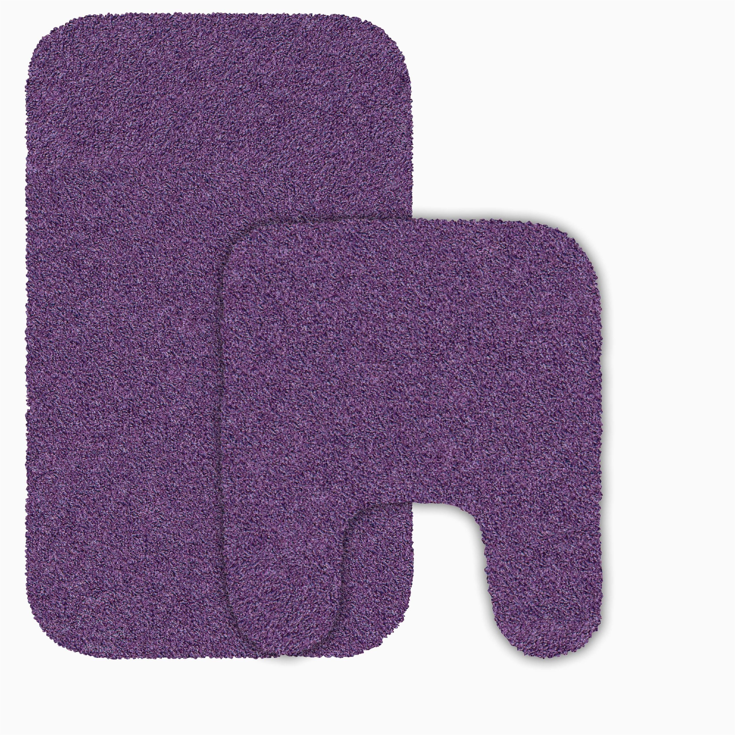 Purple Bath Rugs Walmart 2pk. Mainstays Basic Bath Rug Set, 19.5″ X 22″ Contour & 19.5″ X …