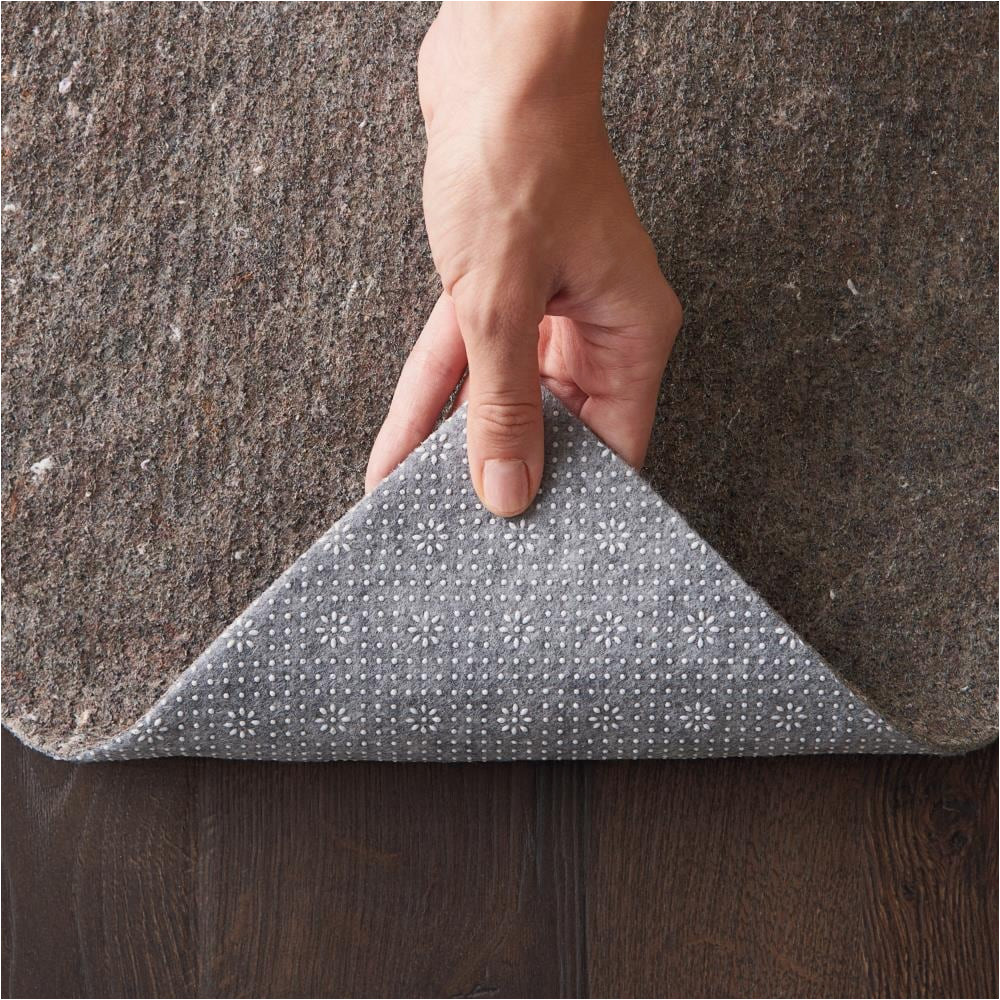 Rug Pad for area Rug On Carpet Nourison Basic Rug-loc 5 X 8 Rectangular Recycled Synthetic Fiber …
