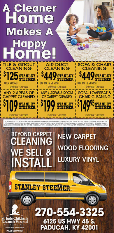 Stanley Steemer area Rug Cleaning Cost Thursday, November 5, 2020 Ad – Stanley Steemer Carpet Cleaner …