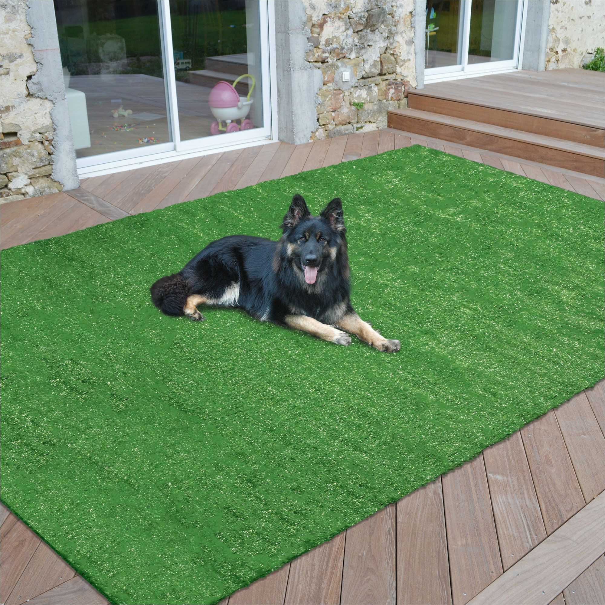 Sweet Home Meadowland Artificial Grass Indoor Outdoor area Rug Sweet Home Stores Meadowland Artificial Grass Indoor, Outdoor area …