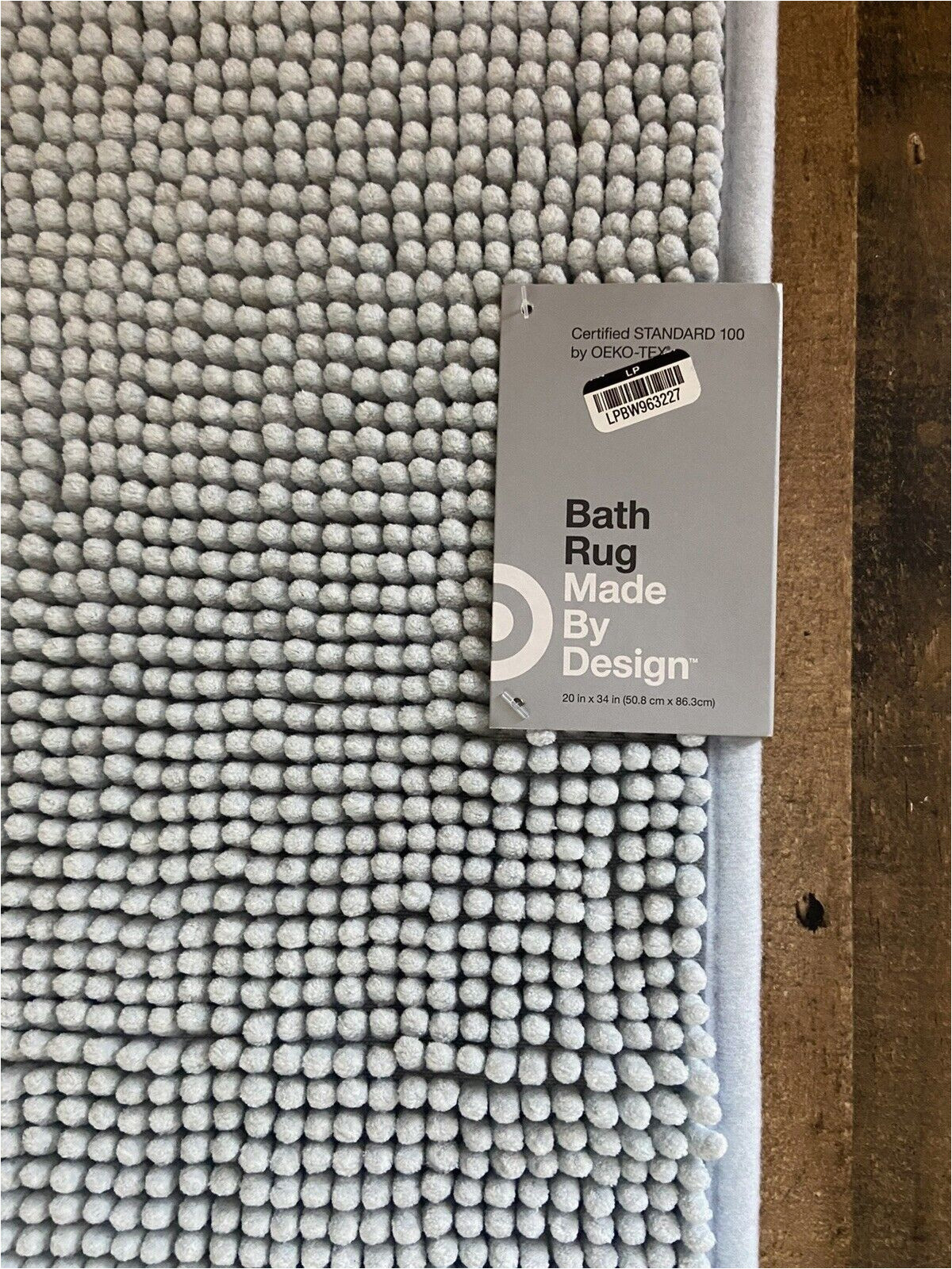 Target Contour Bath Rug Target Made by Design Blue Chenille Oeko-tex Blue Bath Rug Mat New