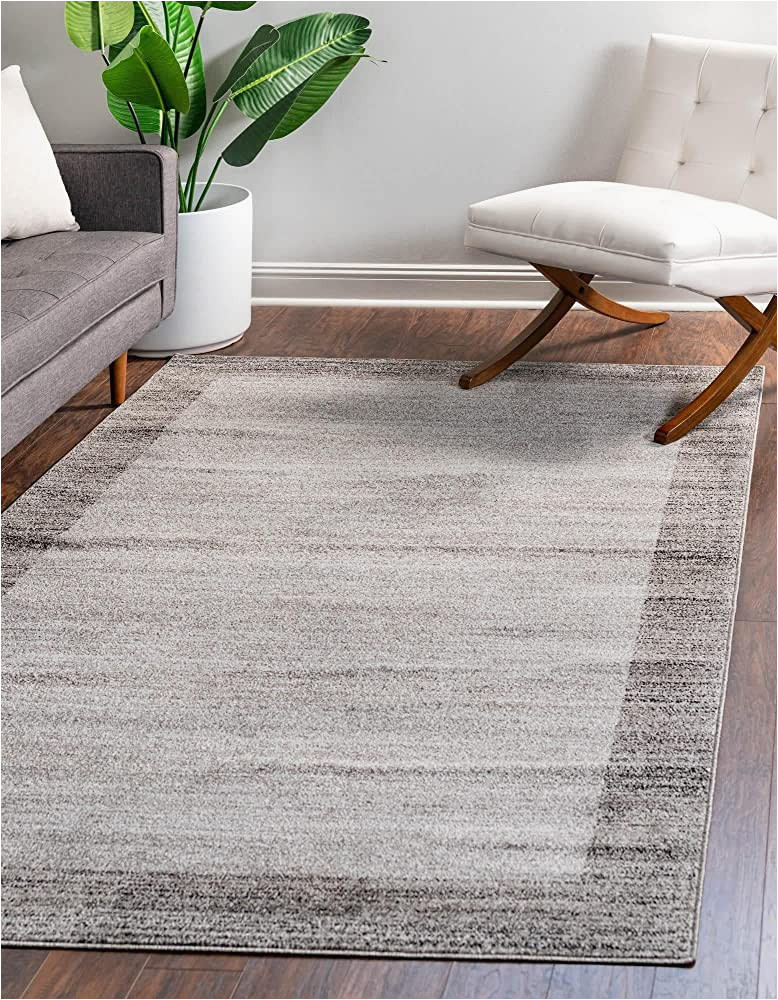 Unique Loom Del Mar Collection Contemporary Transitional Gray area Rug Unique Loom Del Mar Collection area Rug-transitional Inspired with Modern Contemporary Design, 2′ 2 X 3′ 0 Rectangular, Light Gray/beige