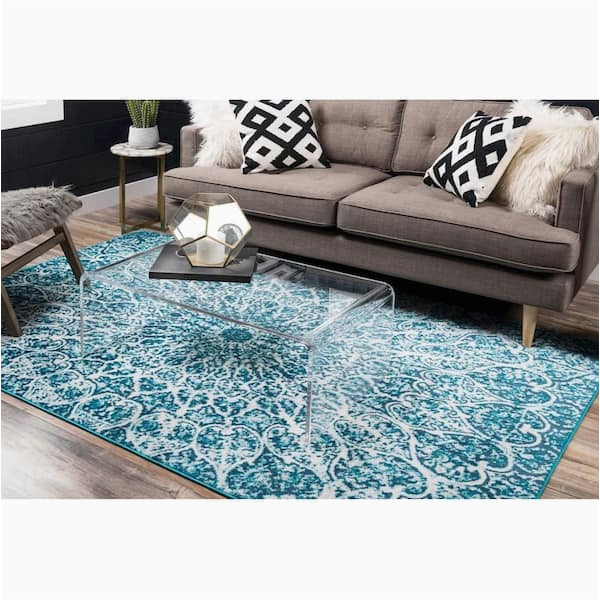 Unique Loom Grace sofia area Rug Unique Loom sofia Grace Turquoise 9′ 0 X 12′ 0 area Rug 3137739 …