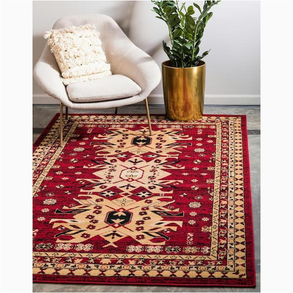 Unique Loom Taftan Oasis area Rug Unique Loom Taftan Oasis Red 7′ 0 X 10′ 0 area Rug 3128705 – the …