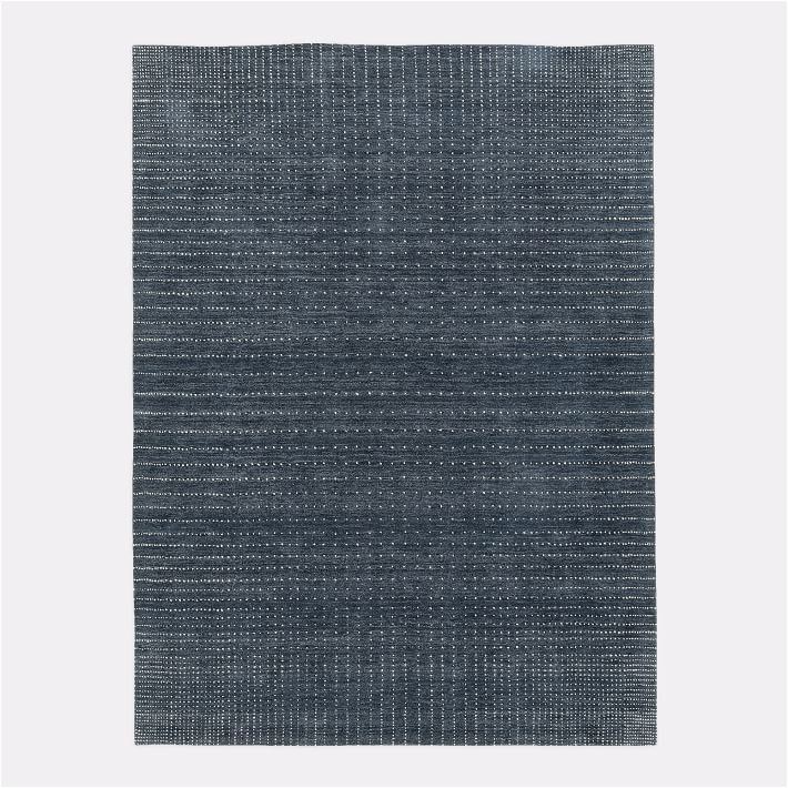 West Elm Rugs Blue Graduated Dot Rug West Elm