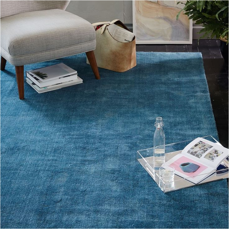 West Elm Rugs Blue West Elm Patina Rug Lagoon Transitional Decor, Modern Wool Rugs …