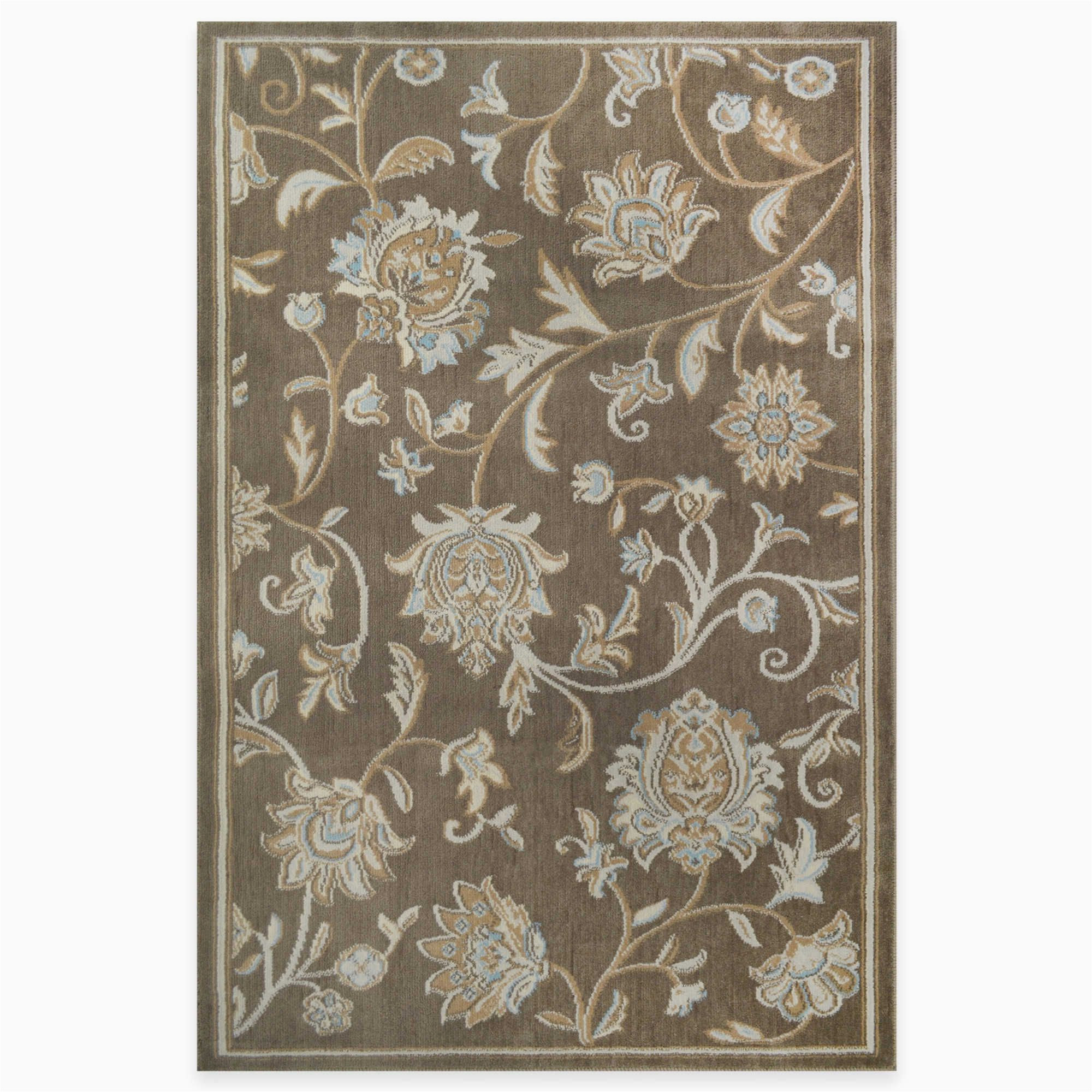 Westwood Accent Rug Bed Bath and Beyond Home Dynamix Westwood Floral 2’4 X 3’7 Accent Rug In Taupe Bed …