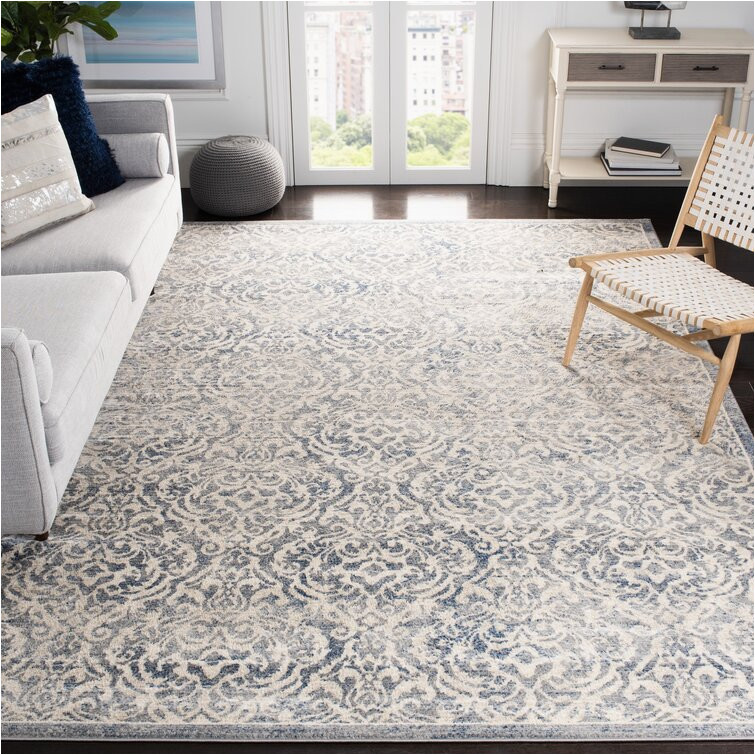 Www Wayfair Com area Rugs Llana Ikat Light Gray/blue area Rug