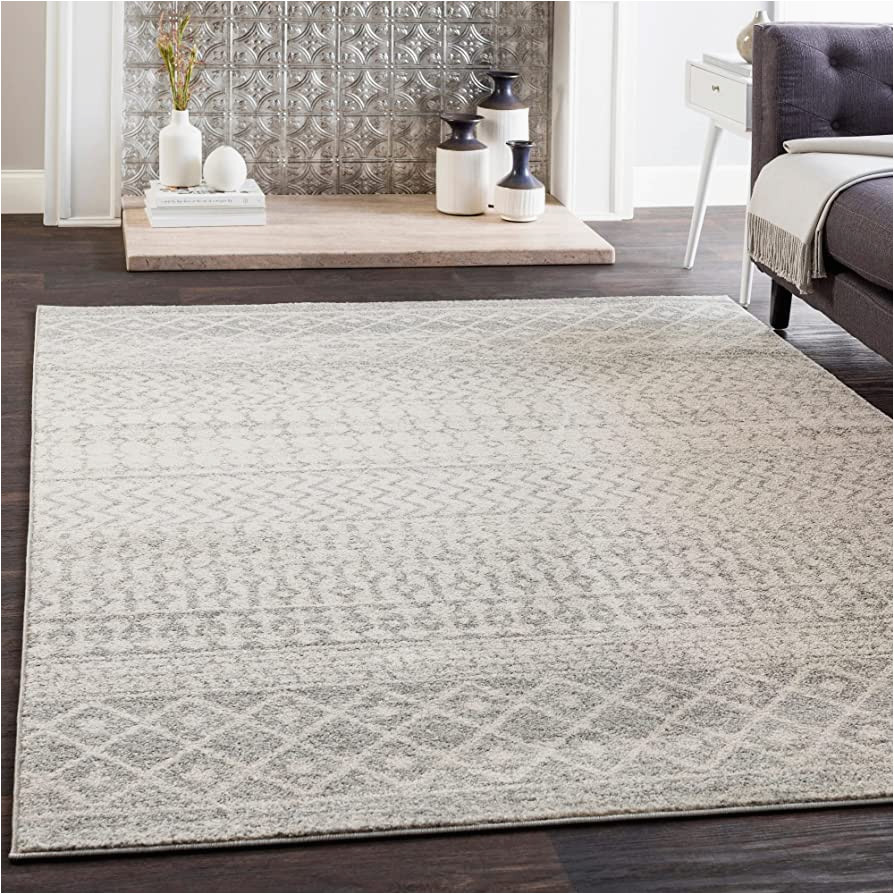 10 X 17 area Rugs Artistic Weavers Chester Boho Moroccan area Rug,10′ Square,grey