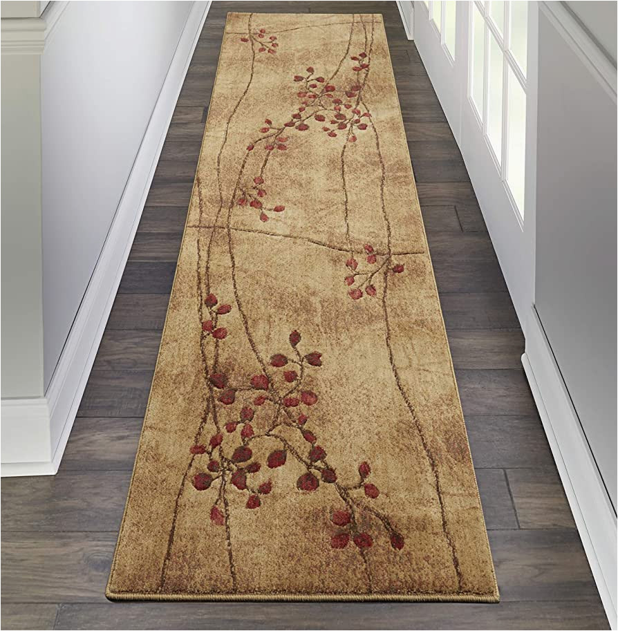 3 X 10 area Rug Nourison somerset Rustic Latte 2’3″ X 10′ area Rug, Easy Cleaning, Non Shedding, Bed Room, Living Room, Dining Room, Kitchen (2×10)