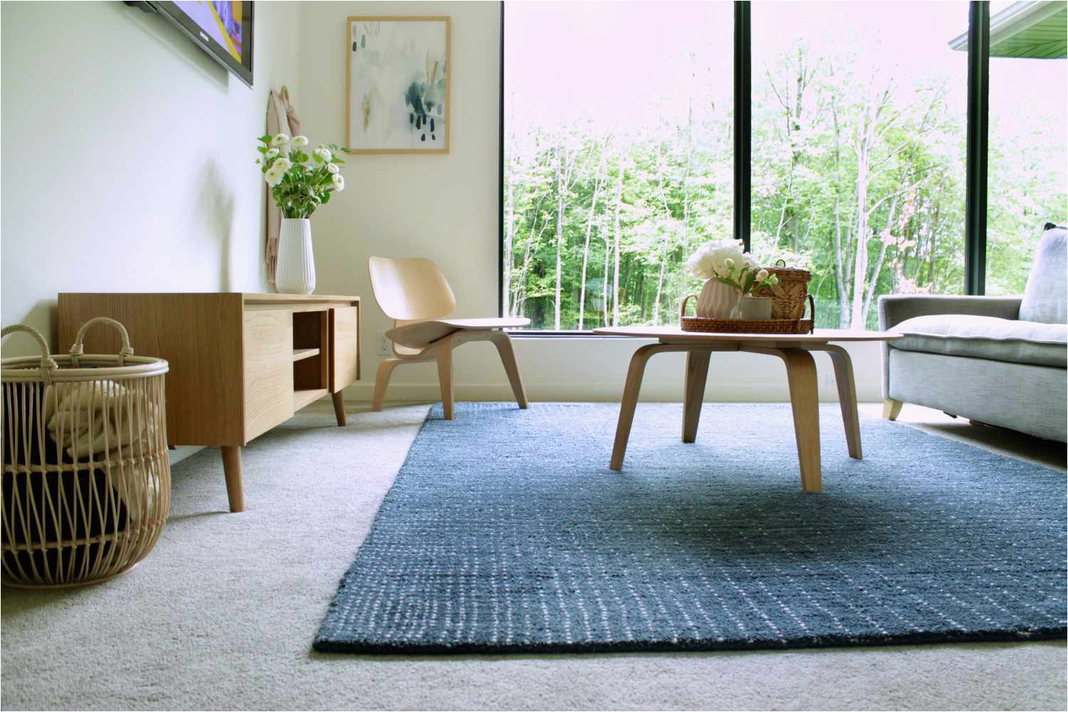 Area Rug On Carpet In Living Room Tips for Using area Rugs Over Carpet