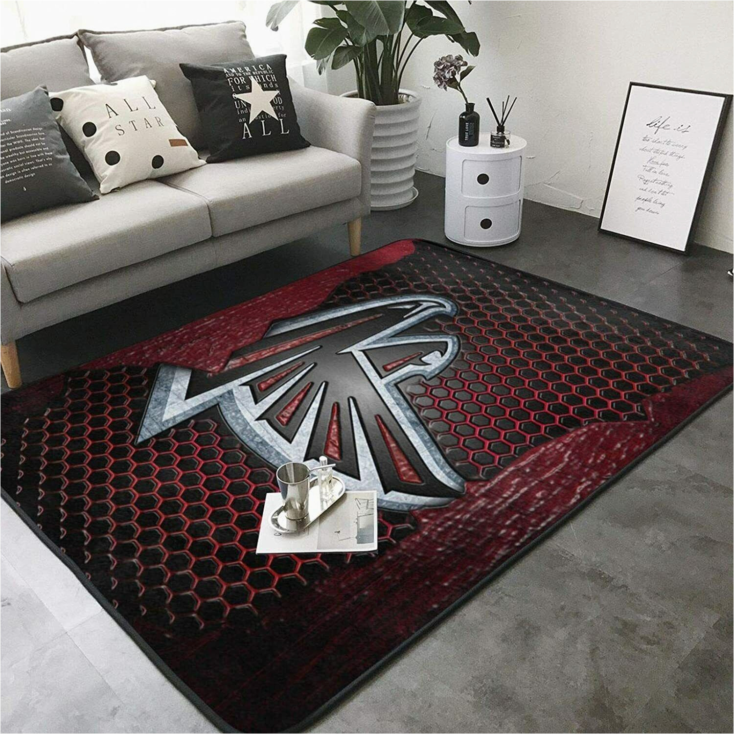 Best Place to Buy area Rugs In atlanta atlanta Falcons Rugs Living Room Bedroom Anti-skid area Rugs Floor Mats Carpets