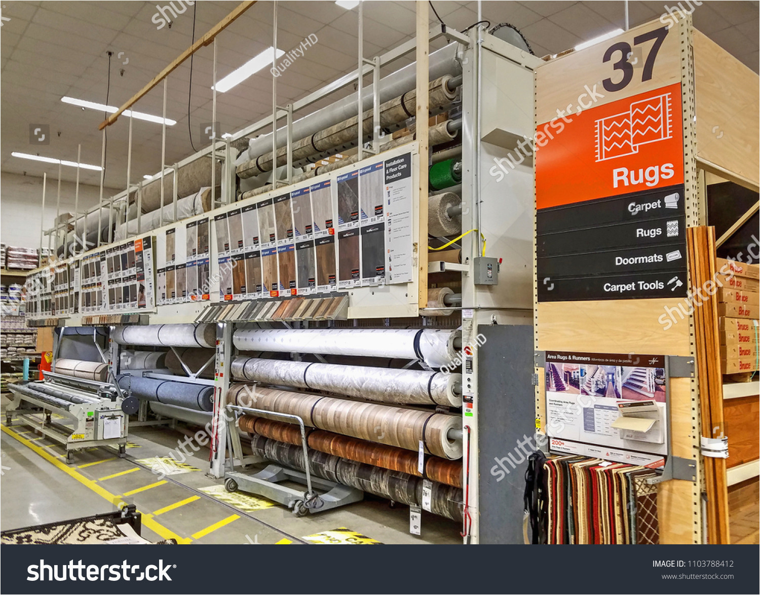 Home Depot In Store area Rugs Home Depot Retail Store Carpet Rugs Stock Photo 1103788412 …