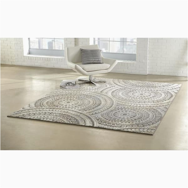 Home Depot Medallion area Rug Home Decorators Collection Spiral Medallion Cool Gray tones 8 Ft …