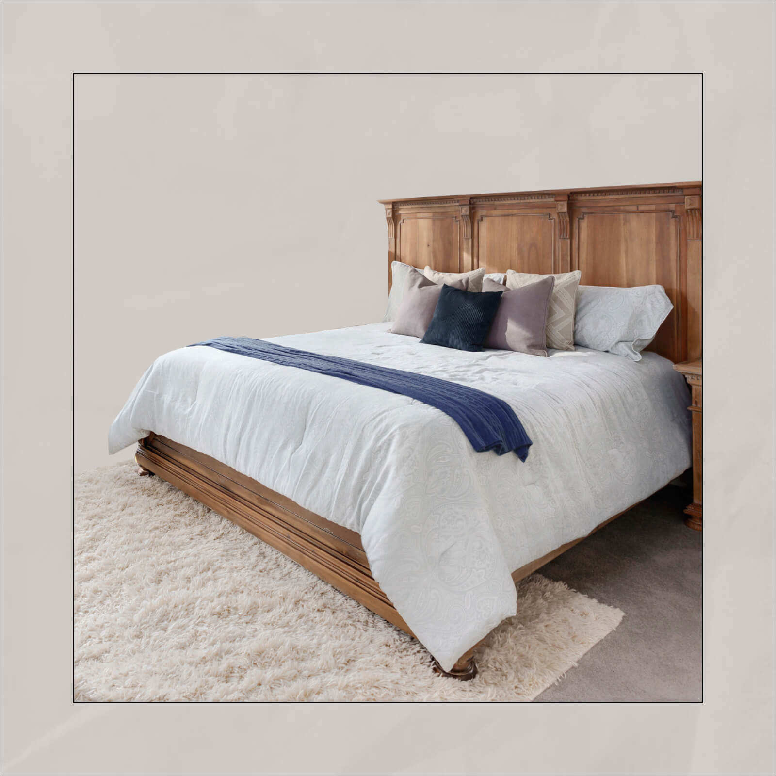 King Size Bed area Rug How to Find the Perfect Rug Size for Your King-size Bed, According …